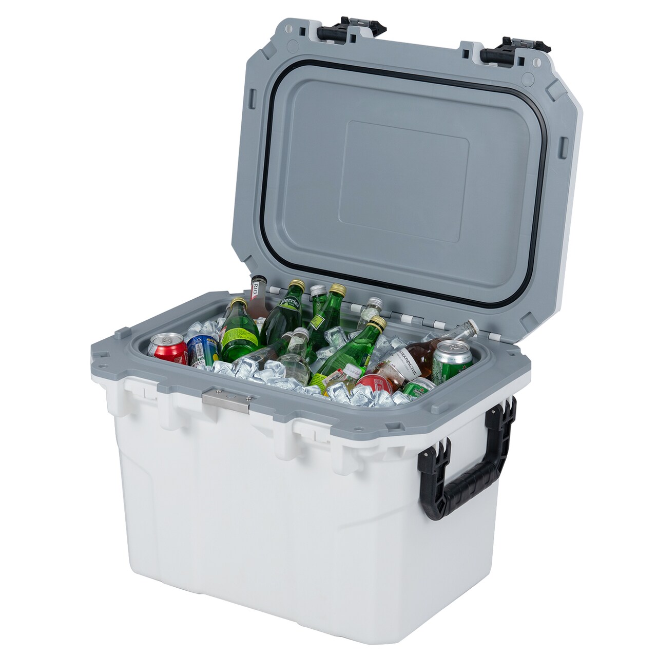53 QT Hard Ice Chest Cooler with Leakproof Seal, Bottle Holders and Opener